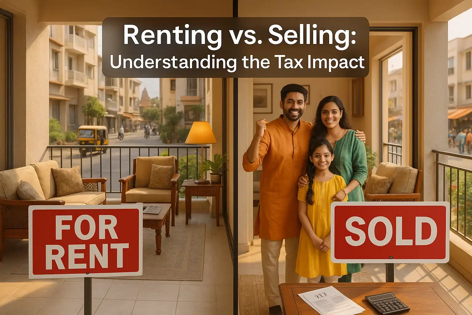 Tax Implications of Renting vs. Selling Your Property in India