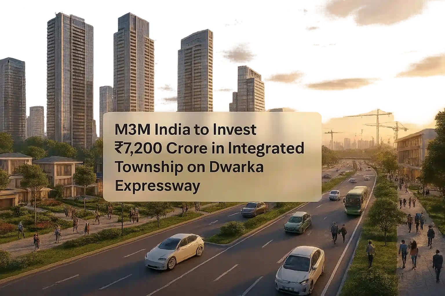 M3M India to Invest ₹7,200 Crore in Integrated Township on Dwarka Expressway