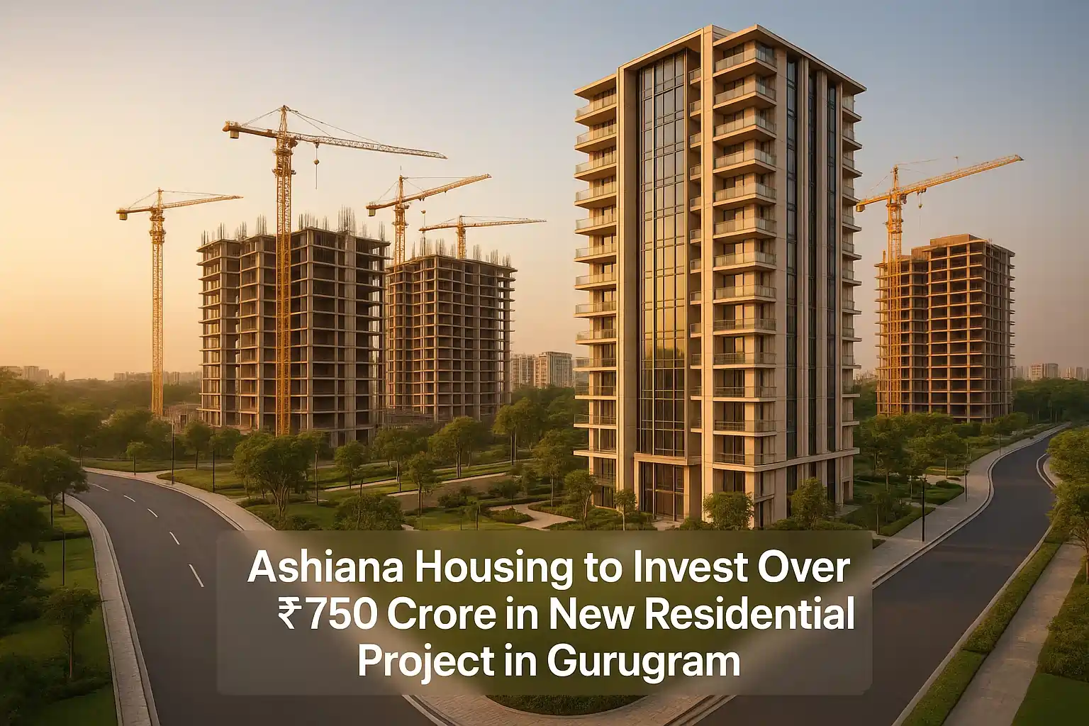 Ashiana Housing to Invest Over ₹750 Crore in New Residential Project in Gurugram