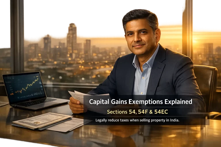 Smart Exit Planning How to Legally Save Capital Gains Tax on Property Sales in India